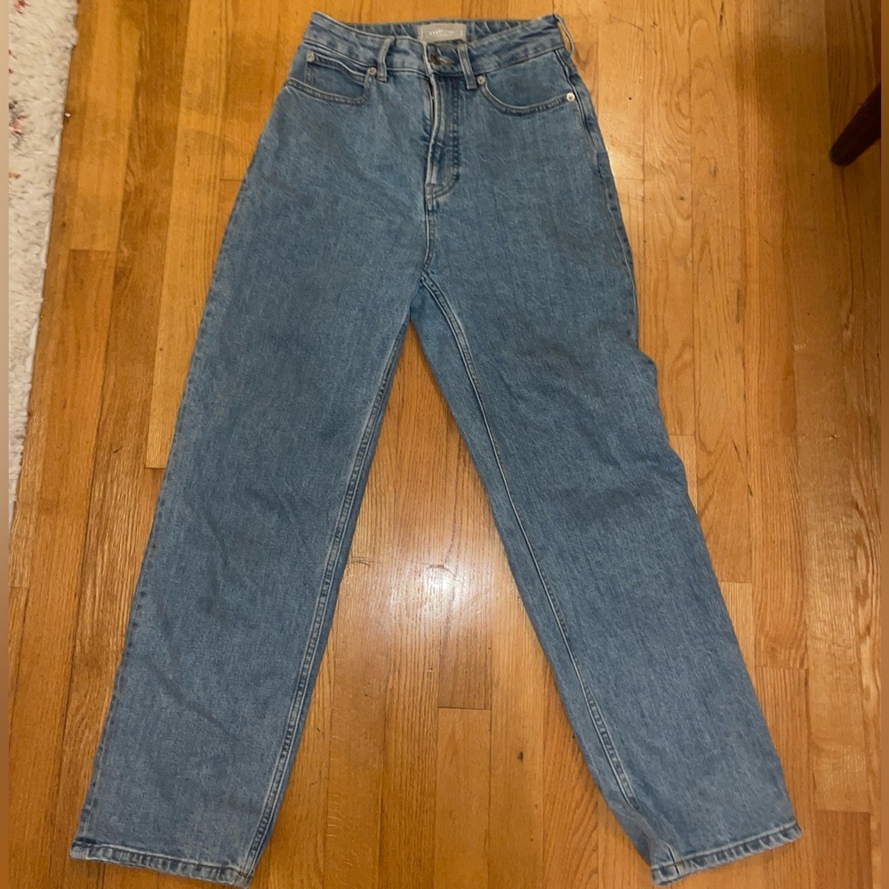 Everlane curvy way high jeans size 24 high waisted .